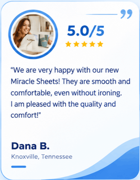 Miracle Sheets user Dena B.
