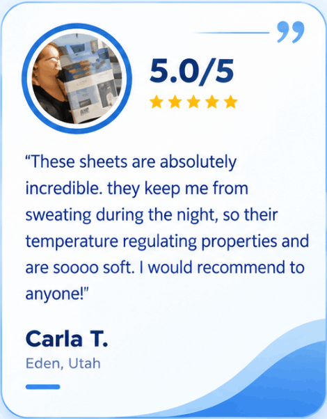 Miracle Sheets user Carla T.